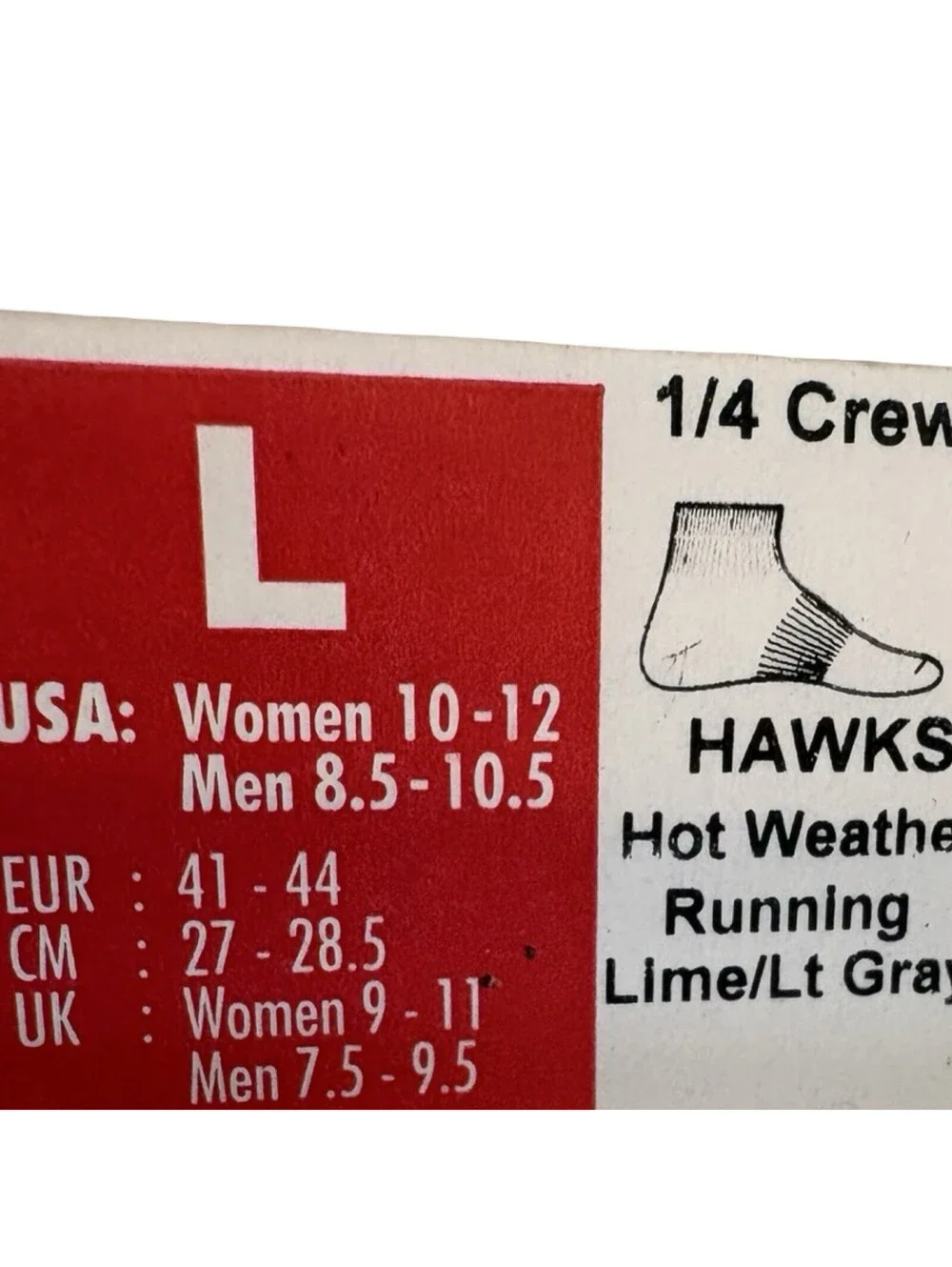 Drymax Extra Protection Hot Weather Running - Quarter Crew Women’s Large x2